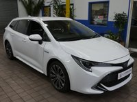 USED 2021 71 TOYOTA COROLLA 1.8 VVT-h GPF Excel Touring Sports 5dr Petrol Hybrid CVT Euro 6 (s/s) (122 ps) SAT NAV LEATHER HEATED SEATS REAR VIEW CAMERA CRUISE CONTROL PARKING SENSORS 1 OWNERS SERVICE HISTORY TOYOTA WARRANTY OCT 2031