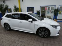 USED 2021 71 TOYOTA COROLLA 1.8 VVT-h GPF Excel Touring Sports 5dr Petrol Hybrid CVT Euro 6 (s/s) (122 ps) SAT NAV LEATHER HEATED SEATS REAR VIEW CAMERA CRUISE CONTROL PARKING SENSORS 1 OWNERS SERVICE HISTORY TOYOTA WARRANTY OCT 2031