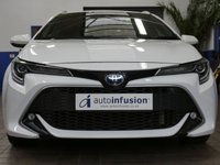 USED 2021 71 TOYOTA COROLLA 1.8 VVT-h GPF Excel Touring Sports 5dr Petrol Hybrid CVT Euro 6 (s/s) (122 ps) SAT NAV LEATHER HEATED SEATS REAR VIEW CAMERA CRUISE CONTROL PARKING SENSORS 1 OWNERS SERVICE HISTORY TOYOTA WARRANTY OCT 2031