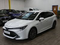 USED 2021 71 TOYOTA COROLLA 1.8 VVT-h GPF Excel Touring Sports 5dr Petrol Hybrid CVT Euro 6 (s/s) (122 ps) SAT NAV LEATHER HEATED SEATS REAR VIEW CAMERA CRUISE CONTROL PARKING SENSORS 1 OWNERS SERVICE HISTORY TOYOTA WARRANTY OCT 2031
