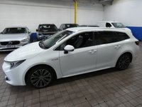 USED 2021 71 TOYOTA COROLLA 1.8 VVT-h GPF Excel Touring Sports 5dr Petrol Hybrid CVT Euro 6 (s/s) (122 ps) SAT NAV LEATHER HEATED SEATS REAR VIEW CAMERA CRUISE CONTROL PARKING SENSORS 1 OWNERS SERVICE HISTORY TOYOTA WARRANTY OCT 2031