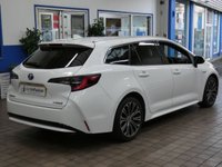 USED 2021 71 TOYOTA COROLLA 1.8 VVT-h GPF Excel Touring Sports 5dr Petrol Hybrid CVT Euro 6 (s/s) (122 ps) SAT NAV LEATHER HEATED SEATS REAR VIEW CAMERA CRUISE CONTROL PARKING SENSORS 1 OWNERS SERVICE HISTORY TOYOTA WARRANTY OCT 2031