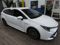 USED 2021 71 TOYOTA COROLLA 1.8 VVT-h GPF Excel Touring Sports 5dr Petrol Hybrid CVT Euro 6 (s/s) (122 ps) SAT NAV LEATHER HEATED SEATS REAR VIEW CAMERA CRUISE CONTROL PARKING SENSORS 1 OWNERS SERVICE HISTORY TOYOTA WARRANTY OCT 2031