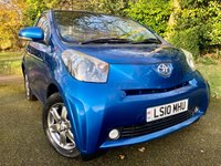 USED 2010 10 TOYOTA IQ 1.0 VVT-i 2 Hatchback 3dr Petrol Manual Euro 4 68 BHP // ONLY 36,300 MILES///1 FAMILY OWNED // X9 AIRBAGS//KEYLESS ENTRY AND STARTING///ZERO ROAD TAX//ULEZ COMPLIANT//ELECTRIC FOLDING MIRRORS 68 BHP1 FAMILY OWNED // X9 AIRBAGS//KEYLESS ENTRY AND STARTING///ZERO ROAD TAX//ULEZ COMPLIANT