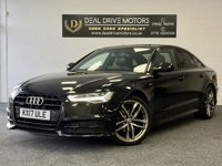 USED 2017 17 AUDI A6 SALOON 2.0 TDI Black Edition Saloon 4dr Diesel S Tronic quattro Euro 6 (s/s) (190 ps) SUNROOF SATNAV DAB HETD SEATS