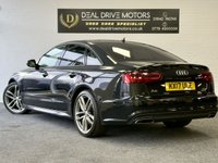 USED 2017 17 AUDI A6 SALOON 2.0 TDI Black Edition Saloon 4dr Diesel S Tronic quattro Euro 6 (s/s) (190 ps) SUNROOF SATNAV DAB HETD SEATS
