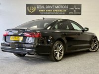 USED 2017 17 AUDI A6 SALOON 2.0 TDI Black Edition Saloon 4dr Diesel S Tronic quattro Euro 6 (s/s) (190 ps) SUNROOF SATNAV DAB HETD SEATS