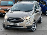 USED 2019 69 FORD ECOSPORT 1.0T EcoBoost GPF Titanium SUV 5dr Petrol Auto Euro 6 (s/s) (125 ps) &pound;200 TO SECURE - DELIVERY AVAILABLE