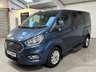 USED 2022 22 FORD TOURNEO CUSTOM 2.0 320 EcoBlue Zetec Minibus Double Cab 5dr Diesel Auto L1 Euro 6 (s/s) (130 ps) 8SEATS+HEATSEATS+PARK+PRIVACY
