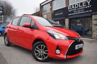 USED 2014 64 TOYOTA YARIS 1.33 Dual VVT-i Icon Hatchback 5dr Petrol Multidrive S Euro 5 (99 ps) Automatic Reverse Camera