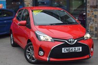USED 2014 64 TOYOTA YARIS 1.33 Dual VVT-i Icon Hatchback 5dr Petrol Multidrive S Euro 5 (99 ps) Automatic Reverse Camera