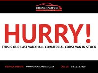 USED 2016 16 VAUXHALL COMMERCIAL CORSA VAN CDTI ECOFLEX SPORTIVE S/S 2016 - VAUXHALL CORSA SPORTIVE - CDV VAN - 1.3 CDTi ECOFLEX - 1 FORMER KEEPER - SUPPLIED HPi CLEAR - BOTH KEYS - 16 INCH ALLOY WHEELS - HEATED FRONT SCREEN