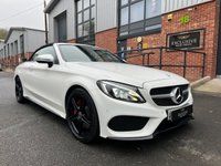 USED 2017 55 MERCEDES-BENZ C CLASS 2.1 C250d AMG Line Cabriolet G-Tronic+ Euro 6 (s/s) 2dr STUNNIG CAR
