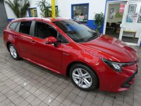 USED 2021 21 TOYOTA COROLLA 1.8 VVT-h GPF Icon Tech Touring Sports 5dr Petrol Hybrid CVT Euro 6 (s/s) (122 ps) SAT NAV REAR VIEW CAMERA HEATED SEATS CRUISE CONTROL 1 OWNER SERVICE HISTORY TOYOTA WARRANTY TILL JULY 2031
