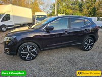 USED 2020 20 NISSAN QASHQAI 1.3 DIG-T Tekna in black with 28,400 miles, 1 owner, full service history. ULEZ compliant Euro 6 with automatic gearbox, Sat Nav, 19