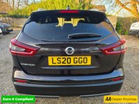 USED 2020 20 NISSAN QASHQAI 1.3 DIG-T Tekna in black with 28,400 miles, 1 owner, full service history. ULEZ compliant Euro 6 with automatic gearbox, Sat Nav, 19