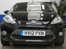 USED 2012 12 FORD FIESTA 1.4 Titanium Hatchback 5dr Petrol Manual (133 g/km, 94 bhp) CAZ ULEZ COMPLIANT AIR CON CRUISE CONTROL RADIO CD LADY OWNER EXCELLENT SERVICE HISTORY 8 SERVICES TO 78K MILES