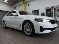 USED 2021 70 BMW 5 SERIES 2.0 530e 12kWh SE Saloon 4dr Petrol Plug-in Hybrid Steptronic Euro 6 (s/s) (292 ps) SAT NAV LEATHER HEATED SEATS REAR VIEW CAMERA CRUISE CONTROL 1 OWNER SERVICE HISTORY WARRANTY