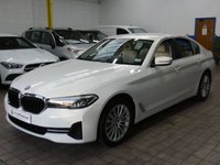 USED 2021 70 BMW 5 SERIES 2.0 530e 12kWh SE Saloon 4dr Petrol Plug-in Hybrid Steptronic Euro 6 (s/s) (292 ps) SAT NAV LEATHER HEATED SEATS REAR VIEW CAMERA CRUISE CONTROL 1 OWNER SERVICE HISTORY WARRANTY