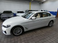 USED 2021 70 BMW 5 SERIES 2.0 530e 12kWh SE Saloon 4dr Petrol Plug-in Hybrid Steptronic Euro 6 (s/s) (292 ps) SAT NAV LEATHER HEATED SEATS REAR VIEW CAMERA CRUISE CONTROL 1 OWNER SERVICE HISTORY WARRANTY
