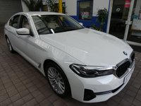 USED 2021 70 BMW 5 SERIES 2.0 530e 12kWh SE Saloon 4dr Petrol Plug-in Hybrid Steptronic Euro 6 (s/s) (292 ps) SAT NAV LEATHER HEATED SEATS REAR VIEW CAMERA CRUISE CONTROL 1 OWNER SERVICE HISTORY WARRANTY