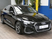 USED 2021 71 AUDI A3 1.5 TFSI 35 S line Saloon 4dr Petrol S Tronic Euro 6 (s/s) (150 ps) SAT NAV LEATHER INTERIOR PARKING SENSORS 1 OWNER SERVICE HISTORY WARRANTY