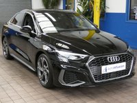 USED 2021 71 AUDI A3 1.5 TFSI 35 S line Saloon 4dr Petrol S Tronic Euro 6 (s/s) (150 ps) SAT NAV LEATHER INTERIOR PARKING SENSORS 1 OWNER SERVICE HISTORY WARRANTY