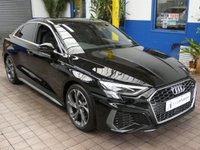 USED 2021 71 AUDI A3 1.5 TFSI 35 S line Saloon 4dr Petrol S Tronic Euro 6 (s/s) (150 ps) SAT NAV LEATHER INTERIOR PARKING SENSORS 1 OWNER SERVICE HISTORY WARRANTY