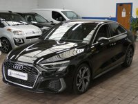 USED 2021 71 AUDI A3 1.5 TFSI 35 S line Saloon 4dr Petrol S Tronic Euro 6 (s/s) (150 ps) SAT NAV LEATHER INTERIOR PARKING SENSORS 1 OWNER SERVICE HISTORY WARRANTY
