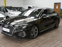 USED 2021 71 AUDI A3 1.5 TFSI 35 S line Saloon 4dr Petrol S Tronic Euro 6 (s/s) (150 ps) SAT NAV LEATHER INTERIOR PARKING SENSORS 1 OWNER SERVICE HISTORY WARRANTY