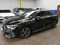 USED 2021 71 AUDI A3 1.5 TFSI 35 S line Saloon 4dr Petrol S Tronic Euro 6 (s/s) (150 ps) SAT NAV LEATHER INTERIOR PARKING SENSORS 1 OWNER SERVICE HISTORY WARRANTY