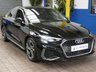 USED 2021 71 AUDI A3 1.5 TFSI 35 S line Saloon 4dr Petrol S Tronic Euro 6 (s/s) (150 ps) SAT NAV LEATHER INTERIOR PARKING SENSORS 1 OWNER SERVICE HISTORY WARRANTY