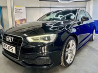USED 2015 15 AUDI A3 1.6 TDI S line Sportback 5dr Diesel Manual Euro 6 (s/s) (110 ps) DAB,Bluetooth,&pound;20Tax,Belt Done