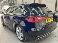 USED 2015 15 AUDI A3 1.6 TDI S line Sportback 5dr Diesel Manual Euro 6 (s/s) (110 ps) DAB,Bluetooth,&pound;20Tax,Belt Done