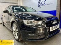 USED 2015 15 AUDI A3 1.6 TDI S line Sportback 5dr Diesel Manual Euro 6 (s/s) (110 ps) DAB,Bluetooth,&pound;20Tax,Belt Done