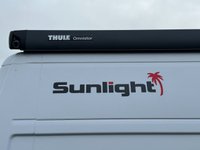 USED 2020 20 SUNLIGHT CLIFF 600 LUXURY 2 BERTH MOTORHOME WITH LARGE GARAGE, THULE ORMINSTOR WIND OUT AWNING AND TWIN BIKE RACK