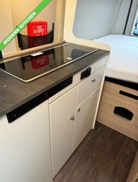USED 2020 20 SUNLIGHT CLIFF 600 LUXURY 2 BERTH MOTORHOME WITH LARGE GARAGE, THULE ORMINSTOR WIND OUT AWNING AND TWIN BIKE RACK