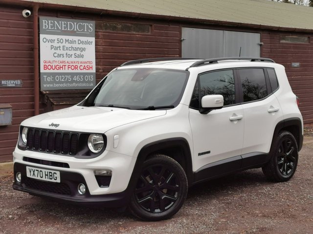 2020 70 Jeep Renegade 1.0 GSE T3 Night Eagle SUV 5dr Petrol Manual Euro 6 (s/s) (120 ps) READ OUR REVIEWS! FINANCE AVAILABLE FROM 9.9% APR!
