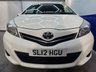 USED 2012 12 TOYOTA YARIS 1.33 Dual VVT-i TR Hatchback 5dr Petrol Manual Euro 5 (101 ps) Reverse Camera, Bluetooth, Air Conditioning