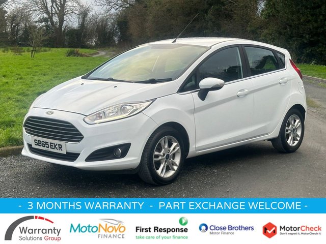 2015 65 Ford Fiesta 1.25 Zetec Hatchback 5dr Petrol Manual Euro 6 (82 ps)