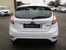 USED 2015 15 FORD FIESTA 1.25 Zetec Hatchback 5dr Petrol Manual Euro 6 (82 ps) Finished in FROZEN WHITE with contrasting CHARCOAL GREY Cloth interior trim. This Fiesta is a small car that you can really enjoy driving. Economical and cheap to run, stylish to look at and some great features. Alloys, Front Fogs, DAB radio, B/Tooth, Alloys Air Con, 12 Months MOT and much more, makes this a must for the first time driver or small family. Dealer Serviced at 4758 miles, 7057 miles, 12033 miles, 21072 miles, 25432 miles, 29919 miles, 34374 miles, 38527 miles and at 40920 miles.
