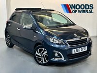 USED 2017 17 PEUGEOT 108 1.2 PureTech Allure Top! 5dr Petrol Manual Euro 6 (82 ps) 