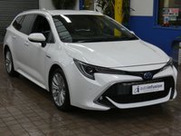 USED 2021 71 TOYOTA COROLLA 1.8 VVT-h GPF Excel Touring Sports 5dr Petrol Hybrid CVT Euro 6 (s/s) (122 ps) SAT NAV LEATHER HEATED SEATS REAR VIEW CAMERA CRUISE CONTROL PARKING SENSORS 1 OWNER SERVICE HISTORY TOYOTA WARRANTY TILL OCT 2031