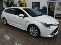 USED 2021 71 TOYOTA COROLLA 1.8 VVT-h GPF Excel Touring Sports 5dr Petrol Hybrid CVT Euro 6 (s/s) (122 ps) SAT NAV LEATHER HEATED SEATS REAR VIEW CAMERA CRUISE CONTROL PARKING SENSORS 1 OWNER SERVICE HISTORY TOYOTA WARRANTY TILL OCT 2031