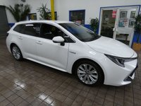USED 2021 71 TOYOTA COROLLA 1.8 VVT-h GPF Excel Touring Sports 5dr Petrol Hybrid CVT Euro 6 (s/s) (122 ps) SAT NAV LEATHER HEATED SEATS REAR VIEW CAMERA CRUISE CONTROL PARKING SENSORS 1 OWNER SERVICE HISTORY TOYOTA WARRANTY TILL OCT 2031