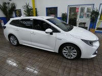 USED 2021 71 TOYOTA COROLLA 1.8 VVT-h GPF Excel Touring Sports 5dr Petrol Hybrid CVT Euro 6 (s/s) (122 ps) SAT NAV LEATHER HEATED SEATS REAR VIEW CAMERA CRUISE CONTROL PARKING SENSORS 1 OWNER SERVICE HISTORY TOYOTA WARRANTY TILL OCT 2031