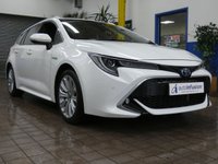 USED 2021 71 TOYOTA COROLLA 1.8 VVT-h GPF Excel Touring Sports 5dr Petrol Hybrid CVT Euro 6 (s/s) (122 ps) SAT NAV LEATHER HEATED SEATS REAR VIEW CAMERA CRUISE CONTROL PARKING SENSORS 1 OWNER SERVICE HISTORY TOYOTA WARRANTY TILL OCT 2031