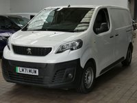 USED 2021 71 PEUGEOT E-EXPERT e 1200 75kWh Professional Standard Panel Van 6dr Electric Auto MWB (136 ps) EXCELLENT VAUXHALL VIVARO EQUIVALENT 3 SEAT APP SAT NAV BLUETOOTH DAB RADIO CRUISE CONTROL PARKING SENSORS 1 OWNER SERVICE HISTORY WARRANTY