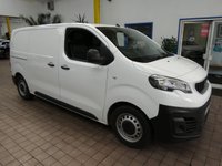 USED 2021 71 PEUGEOT E-EXPERT e 1200 75kWh Professional Standard Panel Van 6dr Electric Auto MWB (136 ps) EXCELLENT VAUXHALL VIVARO EQUIVALENT 3 SEAT APP SAT NAV BLUETOOTH DAB RADIO CRUISE CONTROL PARKING SENSORS 1 OWNER SERVICE HISTORY WARRANTY