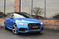 USED 2019 19 AUDI RS3 2.5 TFSI Audi Sport Edition Sportback 5dr Petrol S Tronic quattro Euro 6 (s/s) (400 ps) DRIVER ASSIST / ARA BLUE / B&O